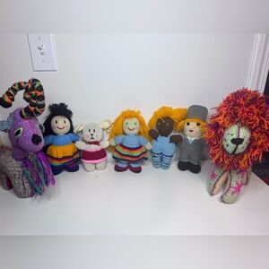 Mexican, Vintage Knit Doll Set